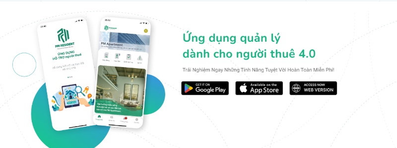 Ứng dụng quản lý căn hộ PM Resident dành cho người thuê 4.0