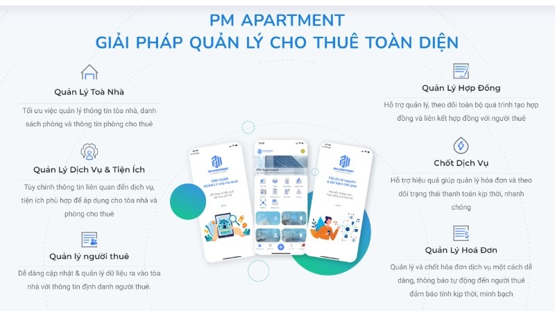 PM Apartment là ứng dụng quản lý căn hộ thông minh và tiện lợi