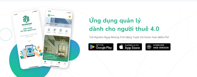 Ứng dụng quản lý dành cho người thuê PM Resident