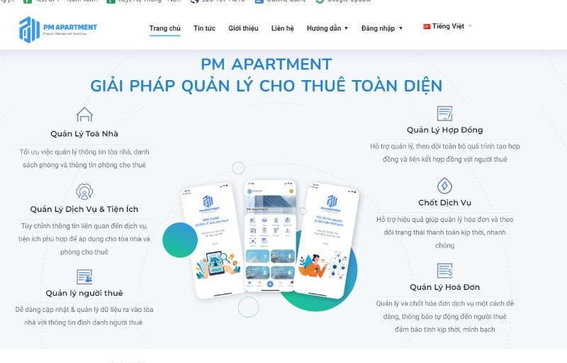 Ứng dụng quản lý phòng trọ PM Apartment: Giải pháp quản lý cho thuê toàn diện